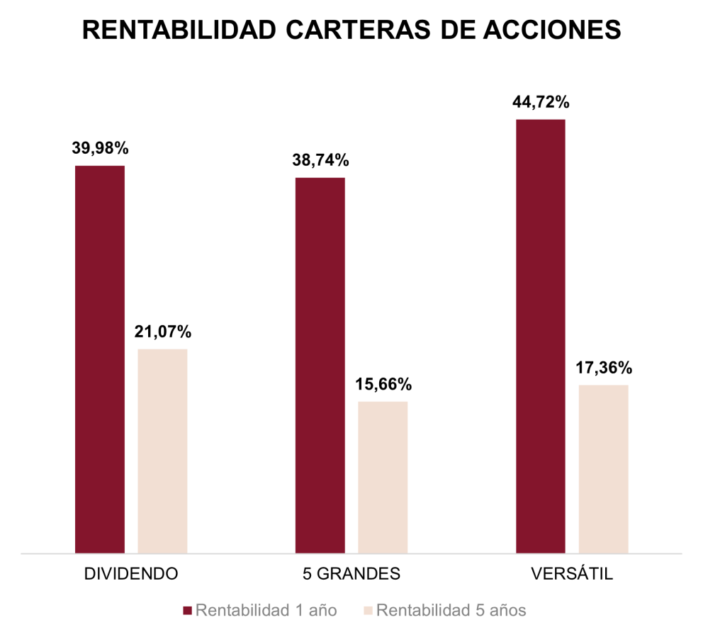 Invierte en acciones con gestión profesional