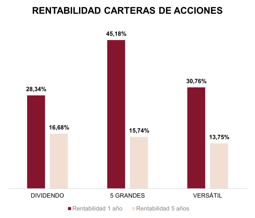 Invierte en acciones con gestión profesional